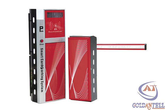 Entry / Exit Car Parking Management System IC Card Reader Gate With Computer Control