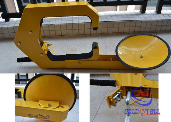 Anti static Truck steering wheel clamp lock with anti prizing and anti theft function