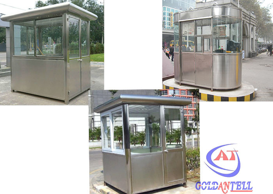 Durable Prefab Security Sentry Box Steel Structure sandwich panel door
