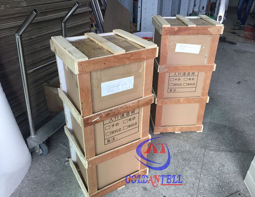 CE 120 Volt Power supply Tripod Turnstile Gate With Coin Collector , Stable Working