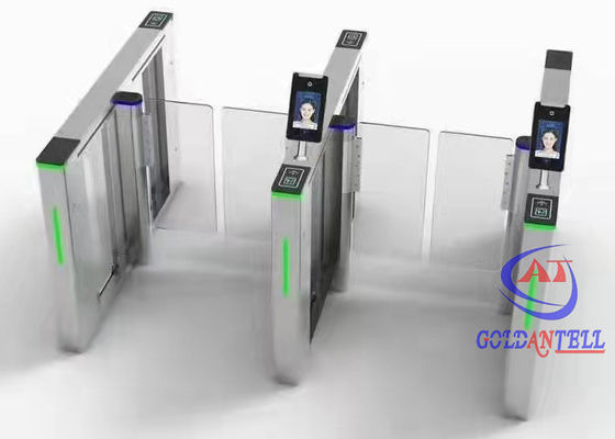 Buzzer Alarm Fastlane Turnstiles Brushless Servo Motor Fingerprint Scanner For Office