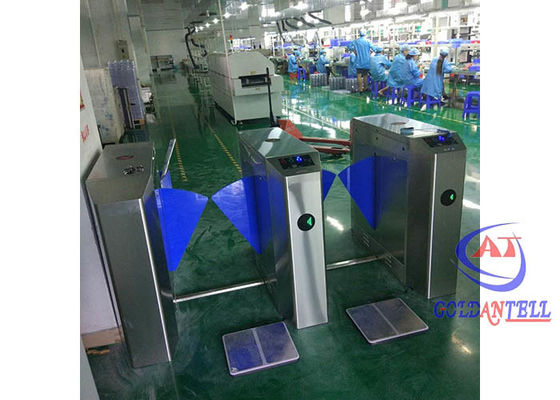 Access Control Security flap gate barrier Automatic Turnstiles  With Qr Code Reader