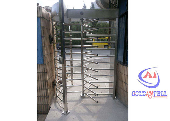 Access Control Full Height Turnstile Smart Counting Stainless Steel For Bus Station