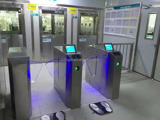 8-Inch LCD ESD Tester Turnstile Gate 1200mm Stainless Steel