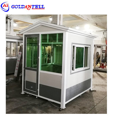 Luxury Portable Security Booth 1500x2400mm Steel Industrial Design