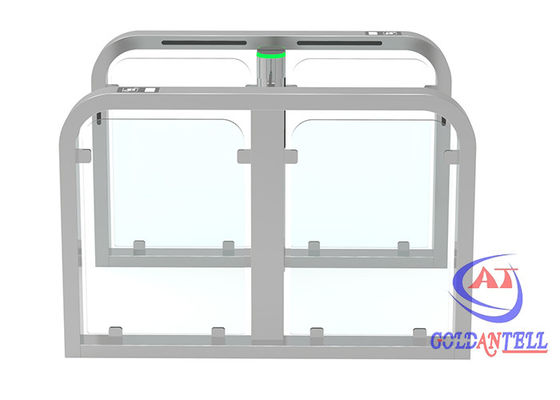 Slim Pedestrian Speed Gates RFID QR Code NFC Card Pass Control For Gym