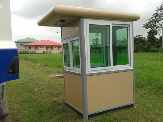 Stainless Steel Prefab Guard Room House With Big Eaves