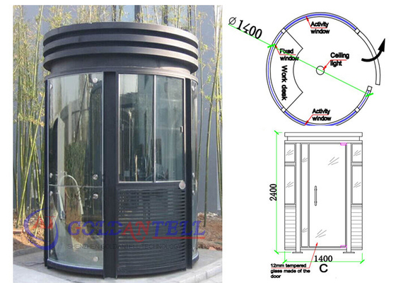 La guardia giurata rispettosa dell'ambiente Cabin Working Room ha prefabbricato il tifone anti-