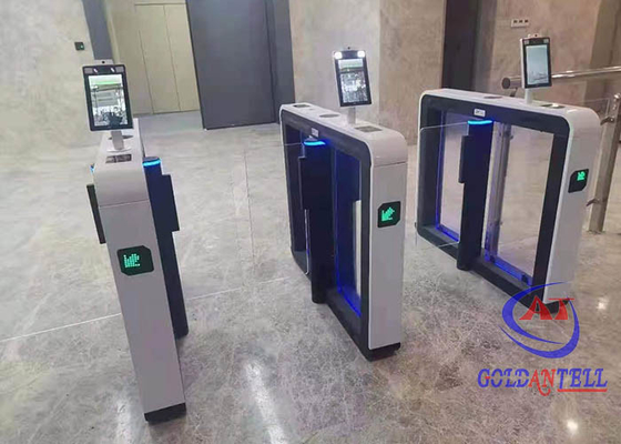 Cancelli girevoli elettronici del controllo di accesso della barriera dell'oscillazione con il sistema termico del contatore dell'analizzatore di sicurezza