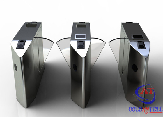Portone automatico completo della barriera della falda con il lettore Card/il riconoscimento dell'impronta digitale per l'entrata club/della palestra