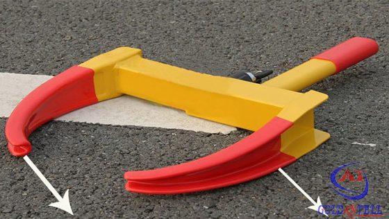 La larghezza regolabile della pittura rossa ha venduto il morsetto di ruota sicuro per il motociclo o SUV o piccolo Van