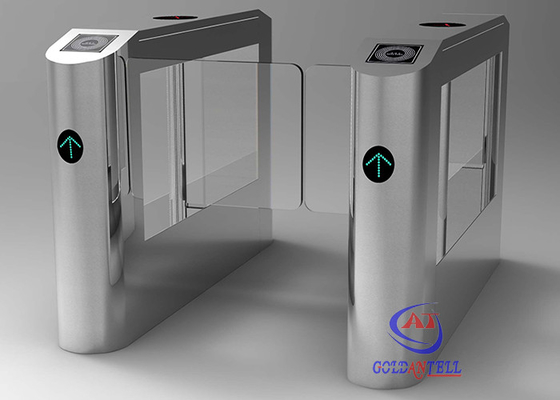 Cancello girevole automatico del portone di velocità di sicurezza del passaggio veloce del TCP/IP con CC 24V del lettore di RFID