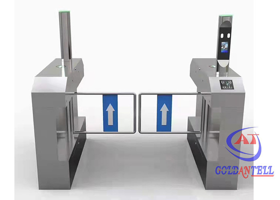 Acciaio inossidabile del portone 304 disabili della barriera dell'oscillazione per il sottopassaggio dell'aeroporto