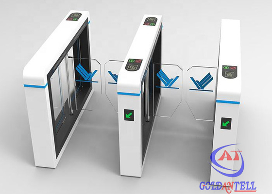 Cancelli girevoli automatici dell'entrata della palestra di mostra di sport con l'impronta digitale del QR Code della carta di RFID