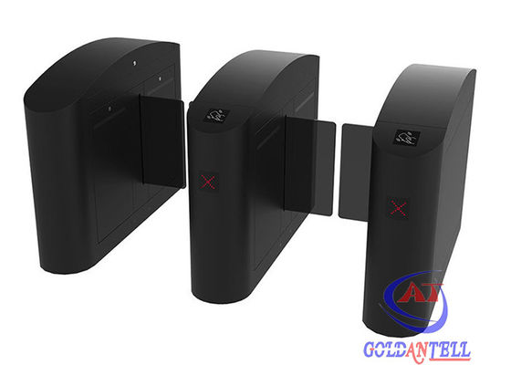 CE Approved Stainless Steel RFID Access Swing Barrier Gate Fast Speed High Standard