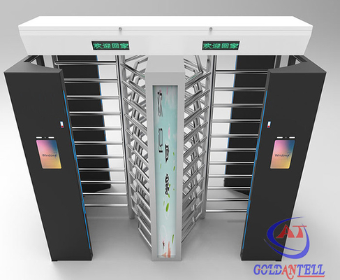 304 cancello girevole girante facciale 90/120 gradi del QR Code della carta di SUS RFID di altezza completa all'aperto