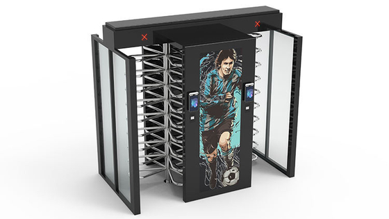 Cancelli girevoli pieni facciali di altezza dell'impronta digitale del QR Code della carta di RFID per lo stadio IP62 all'aperto