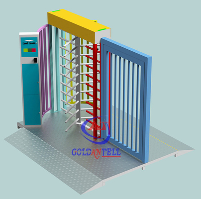 Portone completo su misura del cancello girevole di altezza di controllo di Rfid Acess per l'entrata e l'uscita
