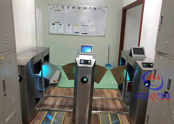Controllo di accesso del portone del cancello girevole della falda di sicurezza con il lettore LCD di NFC del lettore del QR Code dello schermo