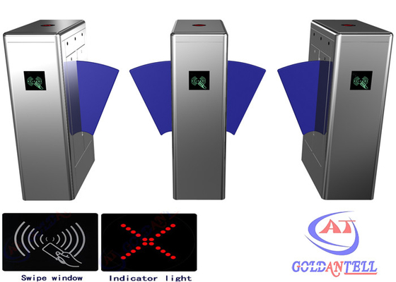 Impronta digitale del codice a barre della barriera di sicurezza del cancello girevole della barriera RFID del deflettore dell'ufficio e lettore di RFID