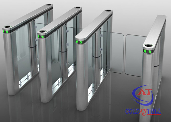 Lettore di impronta digitale della carta di RFID Swing Barrier Gate per la residenza e l'edificio per uffici