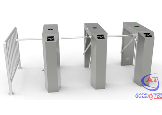 Meccanismo del portone del cancello girevole del treppiede di RFID, sistemi di sicurezza dell'entrata di acciaio inossidabile