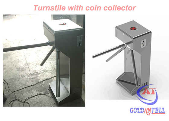 CE portone con il collettore di moneta, funzionamento stabile del cancello girevole del treppiede dell'alimentazione elettrica di 120 volt