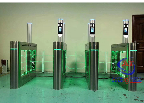Barriera pedonale per cancello battente Tornello portatile per controllo accessi ottico con riconoscimento facciale
