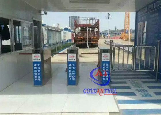 Portone automatico del cancello girevole del treppiede dei semi direzionali della Bi con il lettore di codici a barre di Qr
