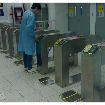 Ticket management Barcode Reader turnstile entry systems with integrated Touch Screen