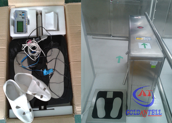 Turnstile ESD all'interno e all'esterno Proteggere i pedoni nelle fabbriche di elettronica