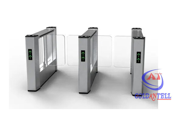 Impronta digitale Swing Turnstile completamente automatico Barriera di ingresso della folla per gli aeroporti