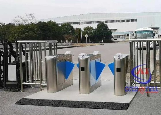 Barriera di 60 cm esterno Flap Turnstile Impressione digitale 2 percorsi Soluzione di controllo accesso