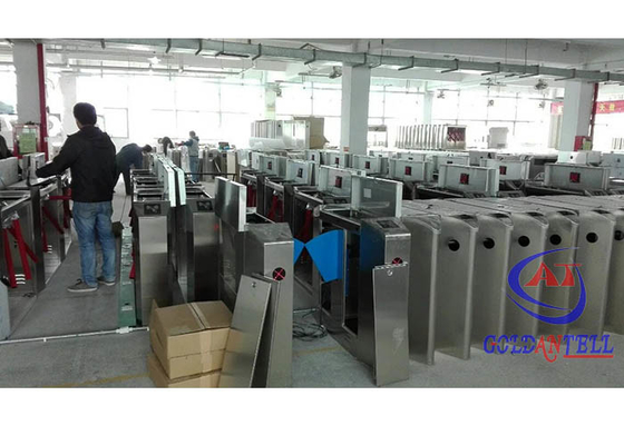 Sensore IR Flap Barrier Turnstile Alta sicurezza Full Auto Servo Motor Per Aeroporto