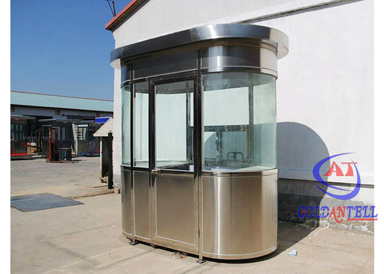 Moderna casa prefabbricata in acciaio inossidabile Cabina di sicurezza impermeabile Stazione a basso costo Sala di guardia prefabbricata