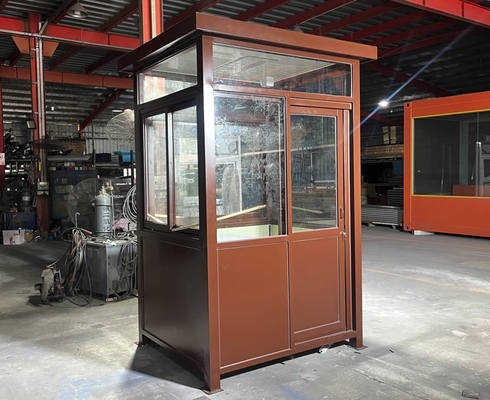 Color Steel Fully Epuipment Integrated Ticketing Booth con design e colore personalizzabili