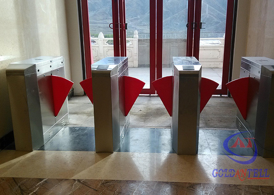 Portone biometrico del meccanismo dei cancelli girevoli dell'impronta digitale di accesso della porta del motore senza spazzola di CC di sicurezza