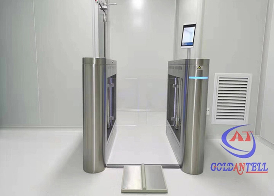 Riconoscimento facciale ESD Swing Turnstile Gate Fasci di polso e calzature Tester corpo umano statico