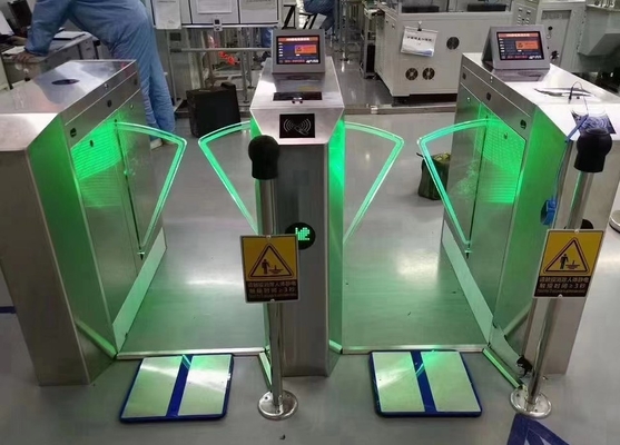 Sistema di tornello ESD con schermo LCD da 8 pollici, pedale e braccialetto