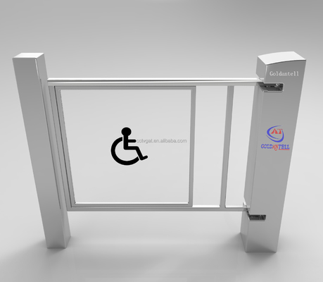 90 cm di larghezza, porta girante con controllo di accesso biometrico