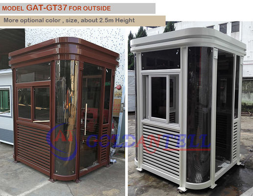 Steel Security Guard House 2000x2500mm Prefabricated Toll Booth