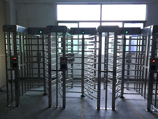 Full Height Turnstile 550-600mm Passage Width 30-40 Persons/Min