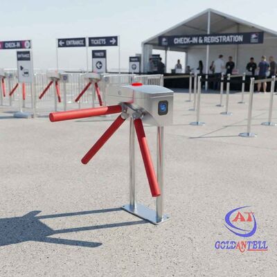 Tornello a treppiede portatile mobile senza installazione, cancello di accesso RFID, economico per eventi e siti temporanei, certificato CE