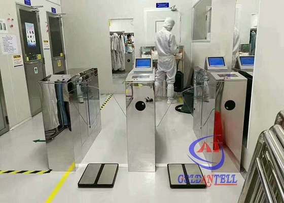 35 persone/braccio di Min Flap Barrier Gate Retractable cadono il controllo di Rfid più il controllore di ESD