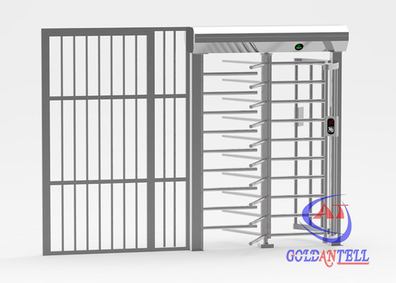 RFID/porta di esclusione della chiusura magnetica dell'acciaio inossidabile 1.1mts 2D dei lettori cancello girevole pieno del corpo ampia