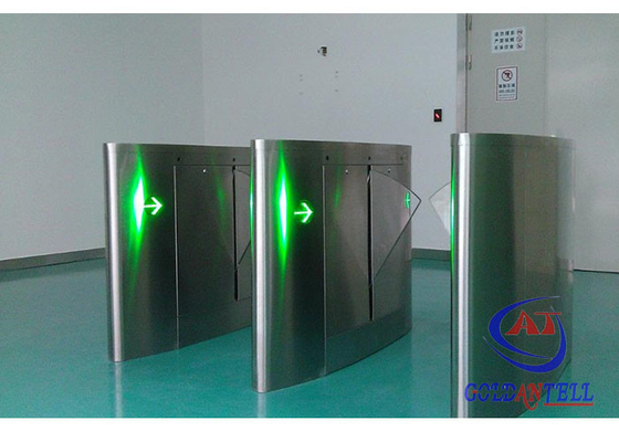 Cancelli girevoli programmabili di sicurezza di Flap Barrier Gate del lettore di schede di Rfid per il sistema bibliotecario