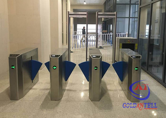 Portone pedonale impermeabile della barriera dell'entrata di sicurezza IP54 con il RFID automatico LED Ditector