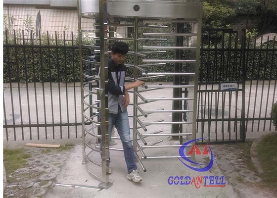 Gestione di Manica pedonale spazzolata di altezza di acciaio inossidabile del portone del lettore di codice pieno di Qr