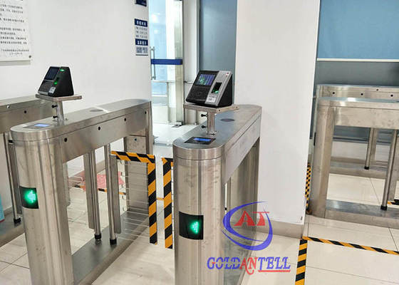 Alto portone durevole motorizzato completo del cancello girevole di NFC di sicurezza con il braccialetto per il bus o la toilette