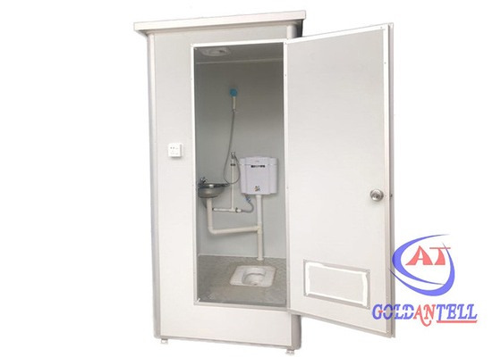 cabina prefabbricata d'acciaio della doccia della toilette Q235 di 1.1x 1.1x2.3m